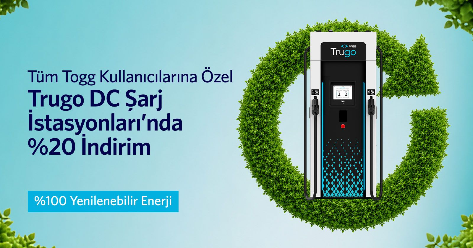 Trugo'da Togg'a Özel %20 İndirim Ekim Ayında da Devam Ediyor