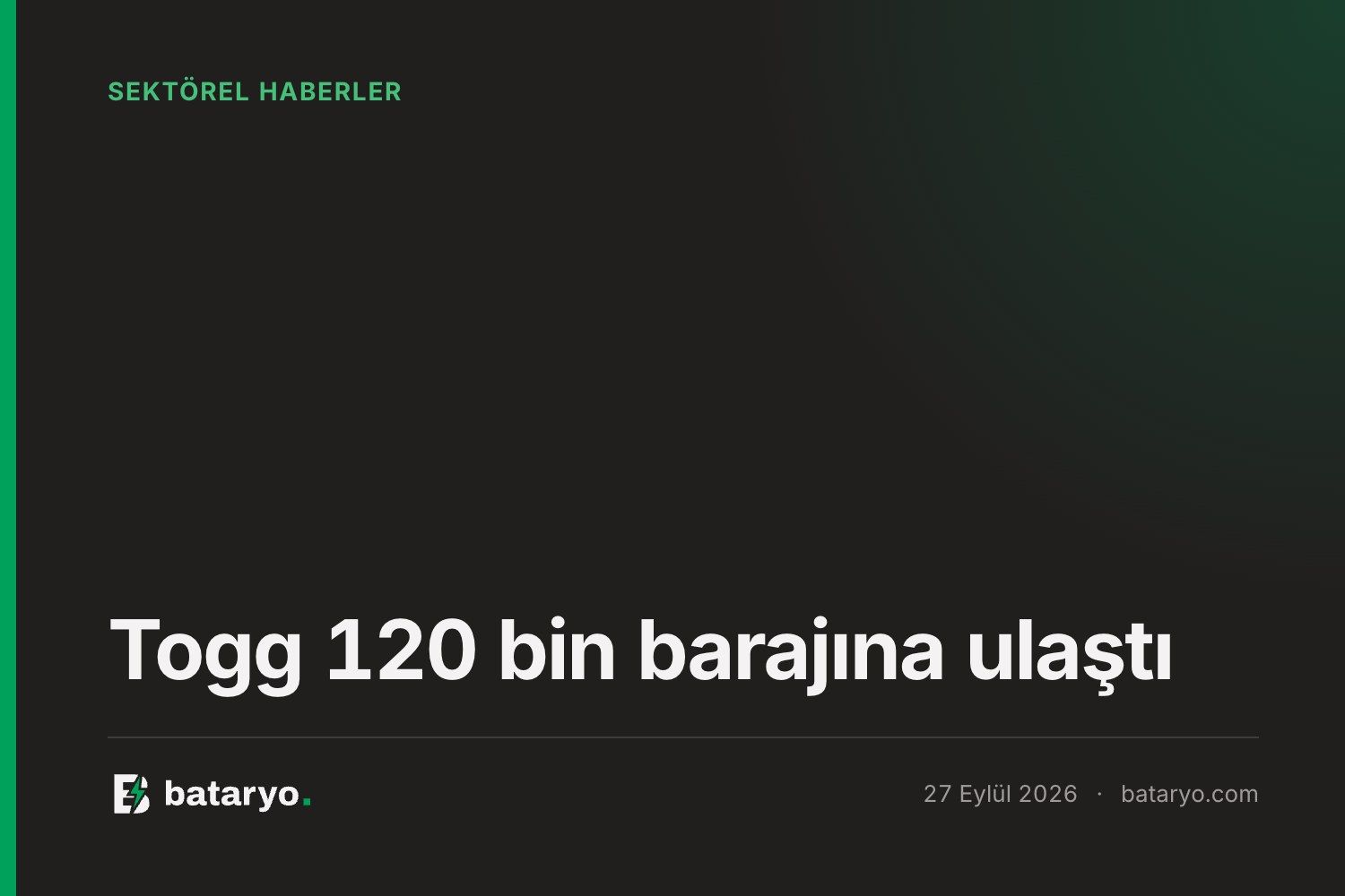 Togg T10F önden görünüm