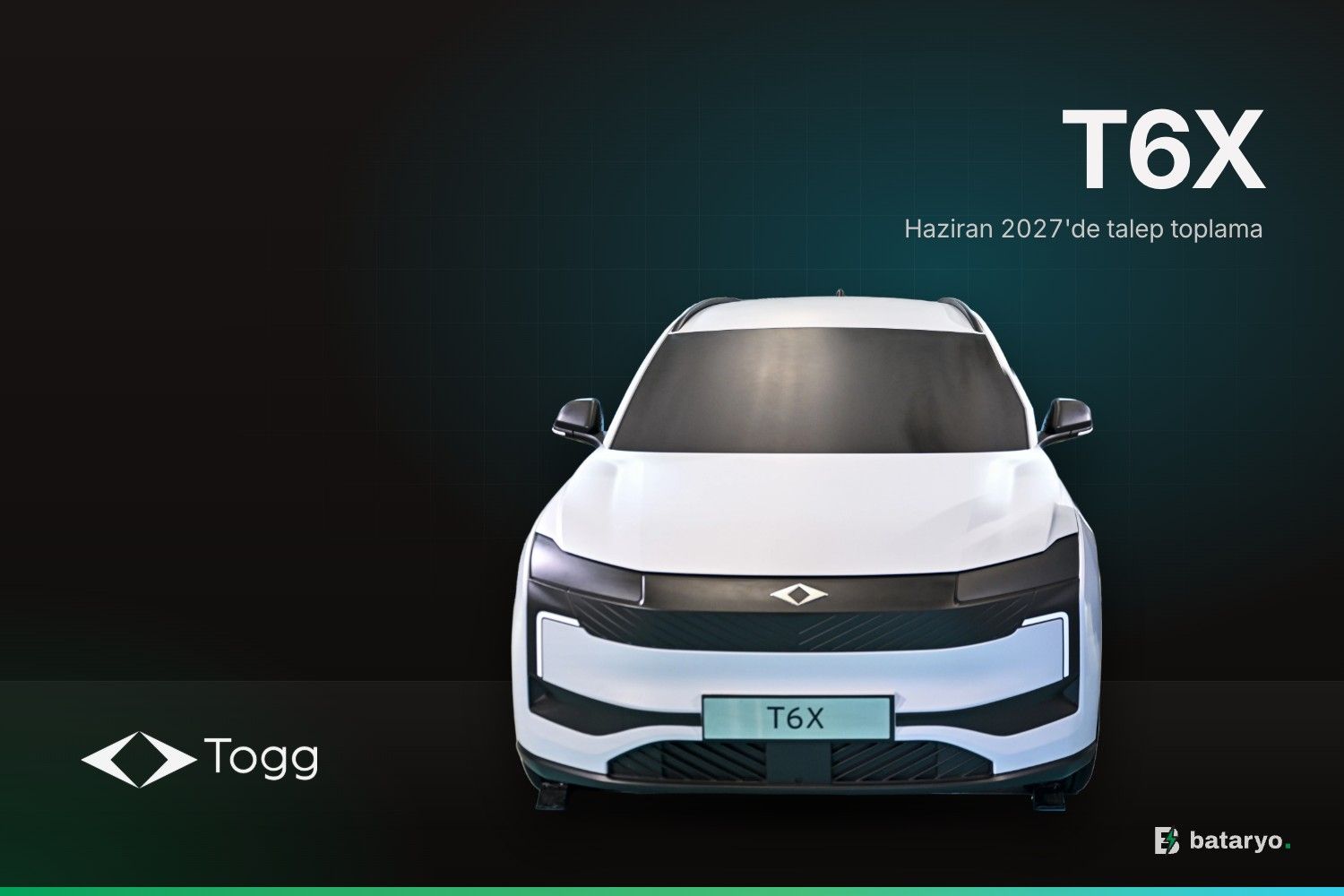 Togg T6X prototipi önden görünüm