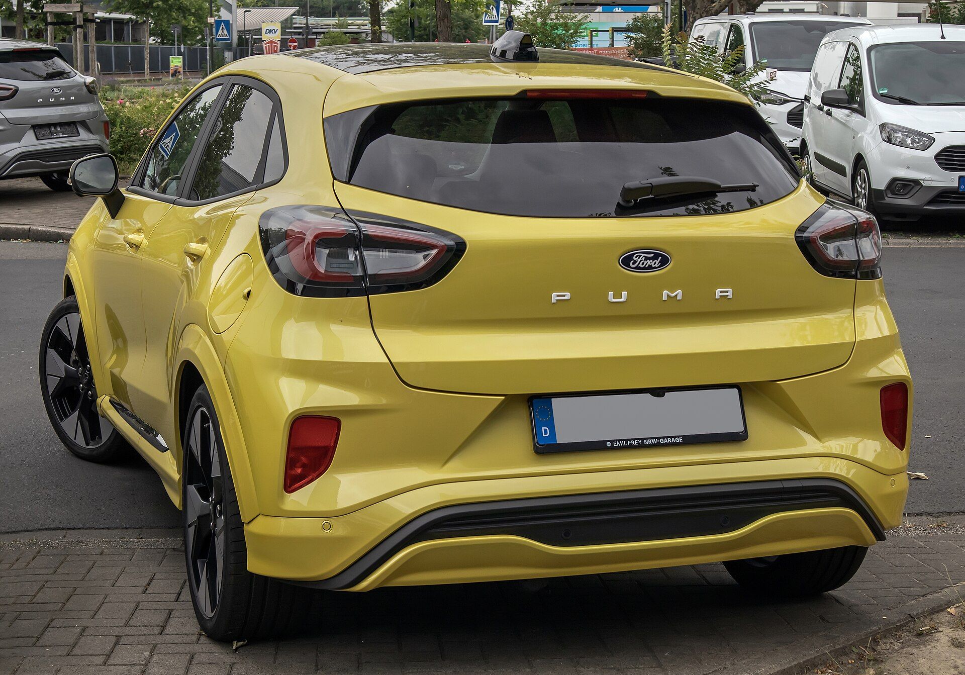 Ford Puma Gen-E Premium, arka çapraz görünüm