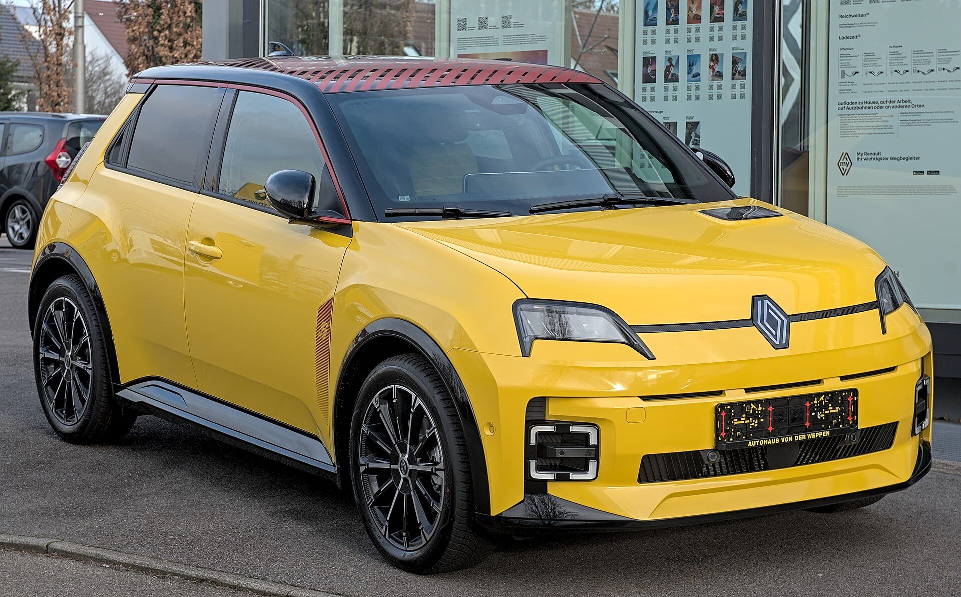 Renault 5 E-Tech Electric, Stuttgart-Vaihingen'de görünüm