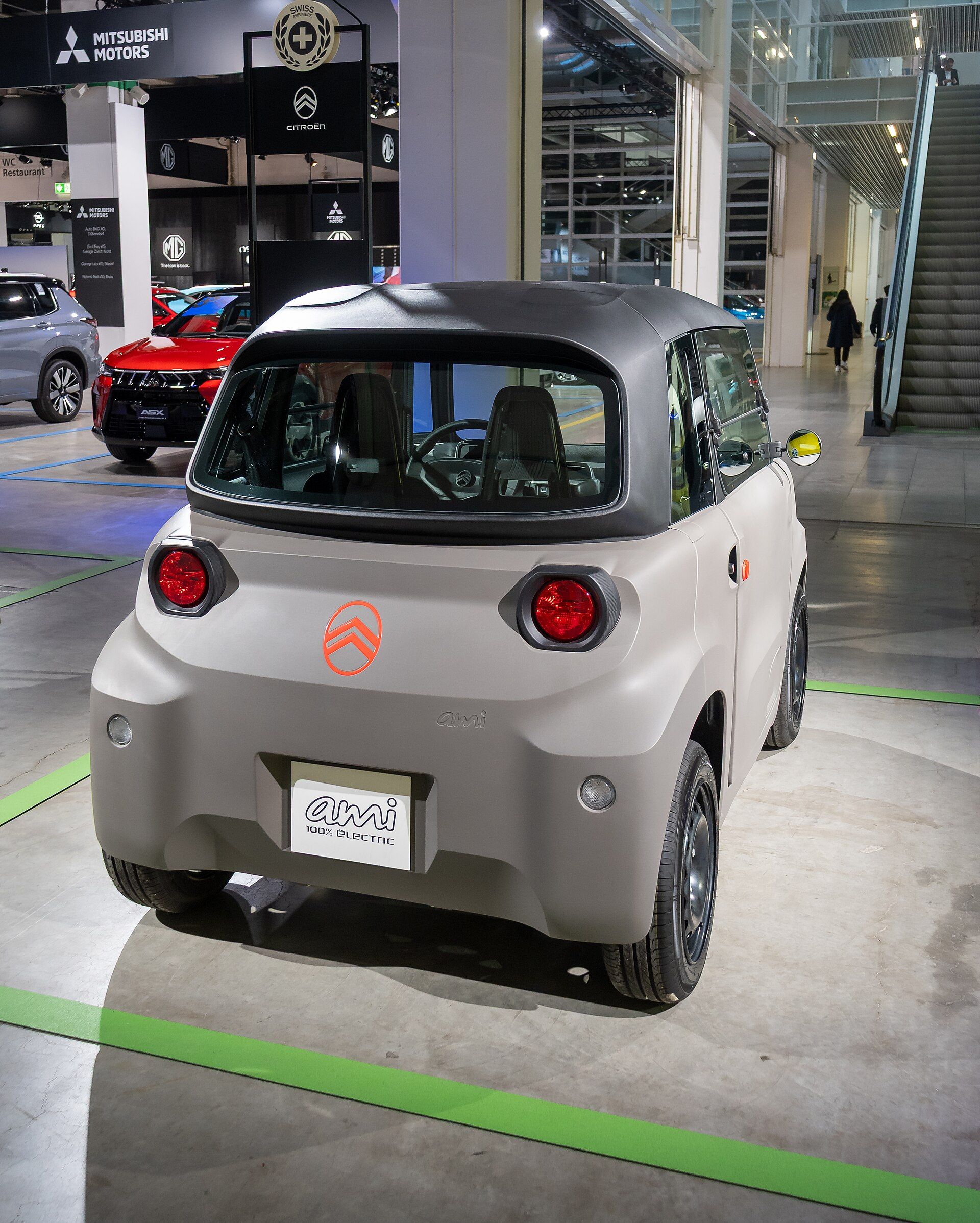 Yenilenmiş Citroën Ami, arka görünüm (Auto Zürich 2025)