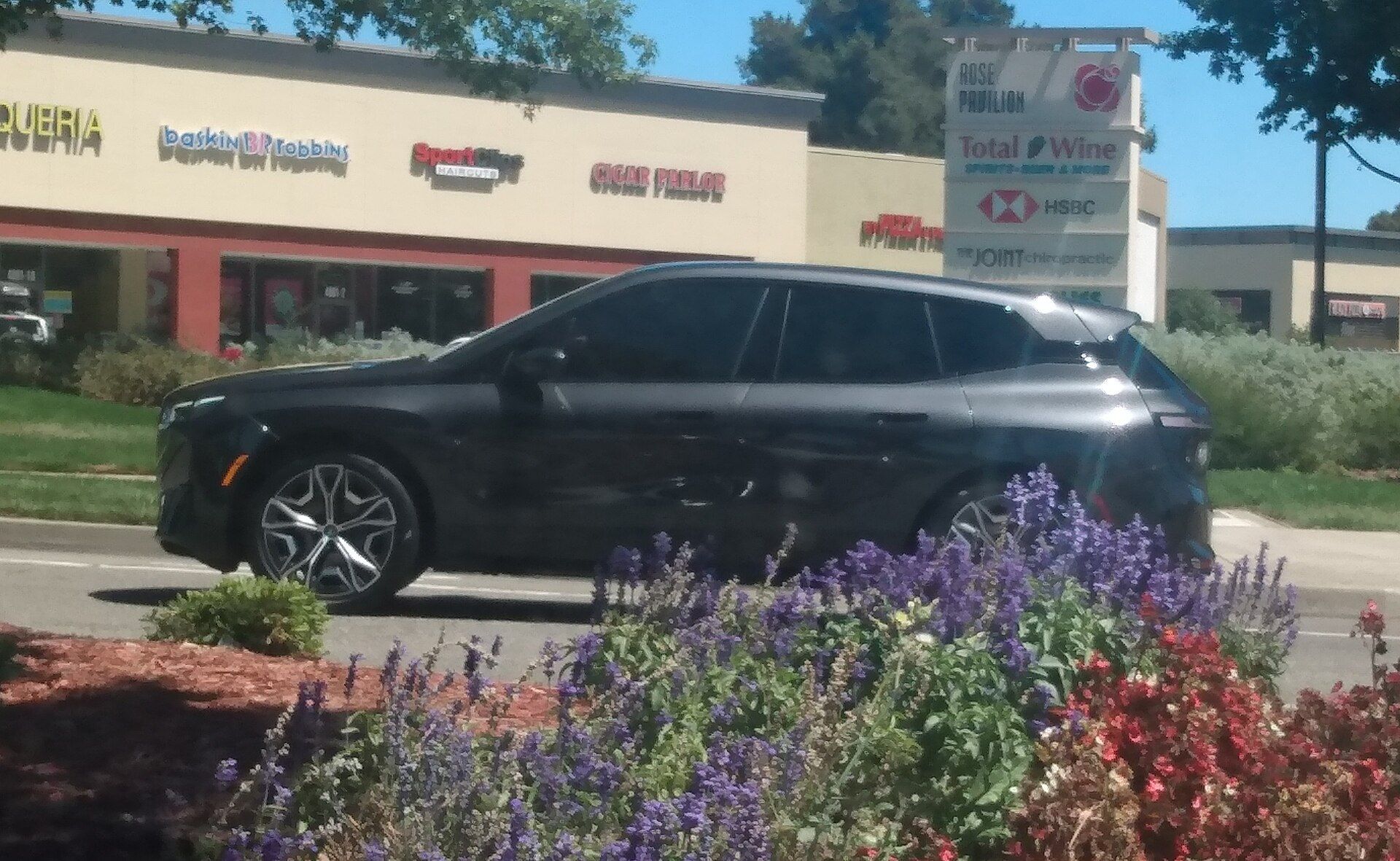 BMW iX, yandan görünüm